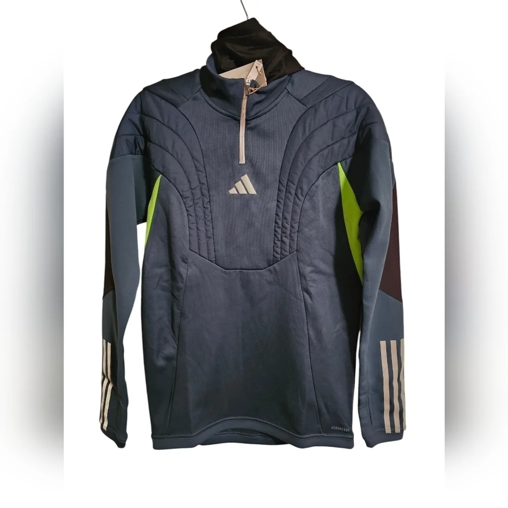 Adidas Tiro 23 Competition Winterized Long Sleeve Shirt Blue Men’s Small NWT